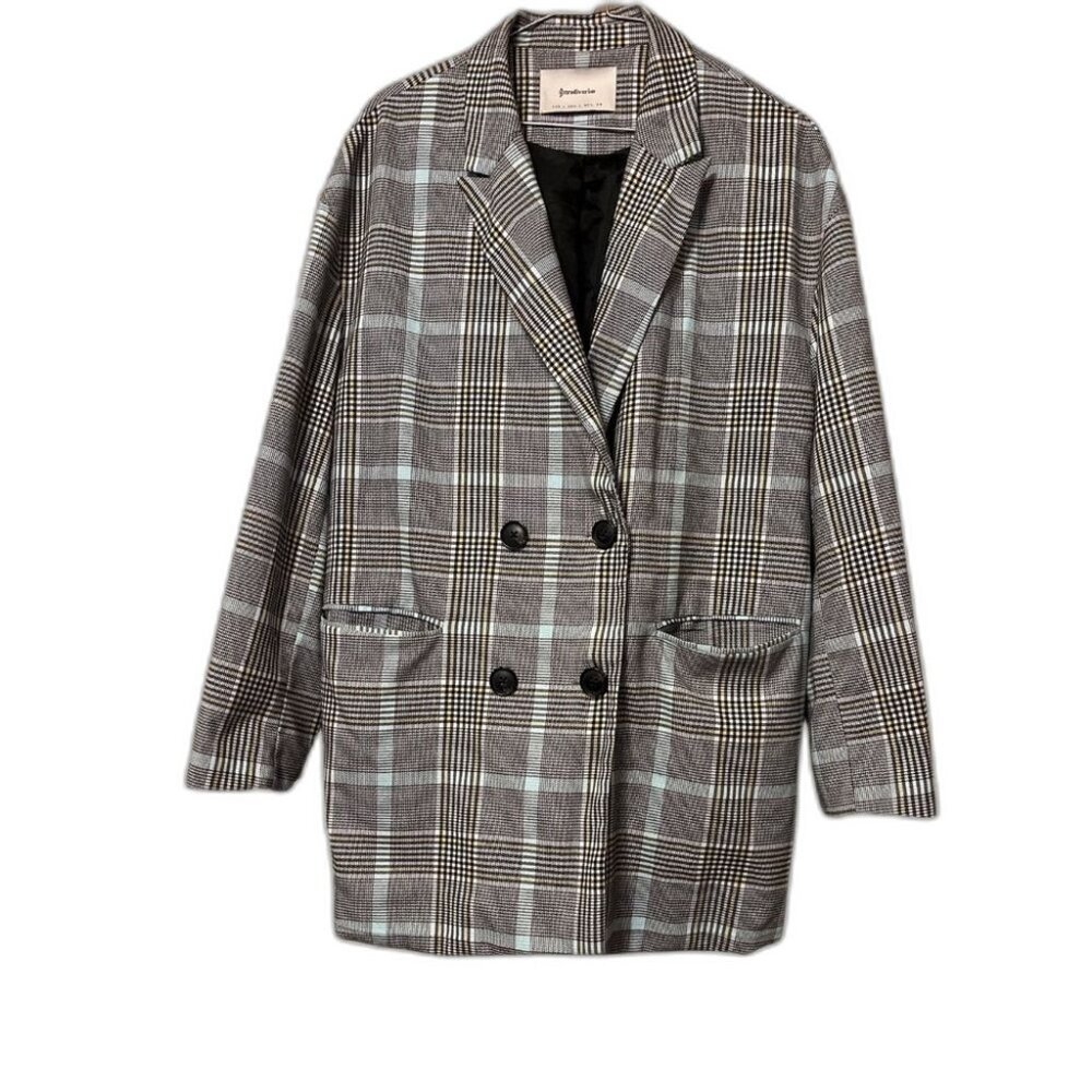 Women's Stadivarius Double Breasted Buttoned Blazer
